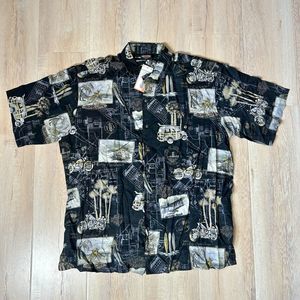 Harley Davidson men’s Hawaiian Style Huntington Beach Shirt Size XXL